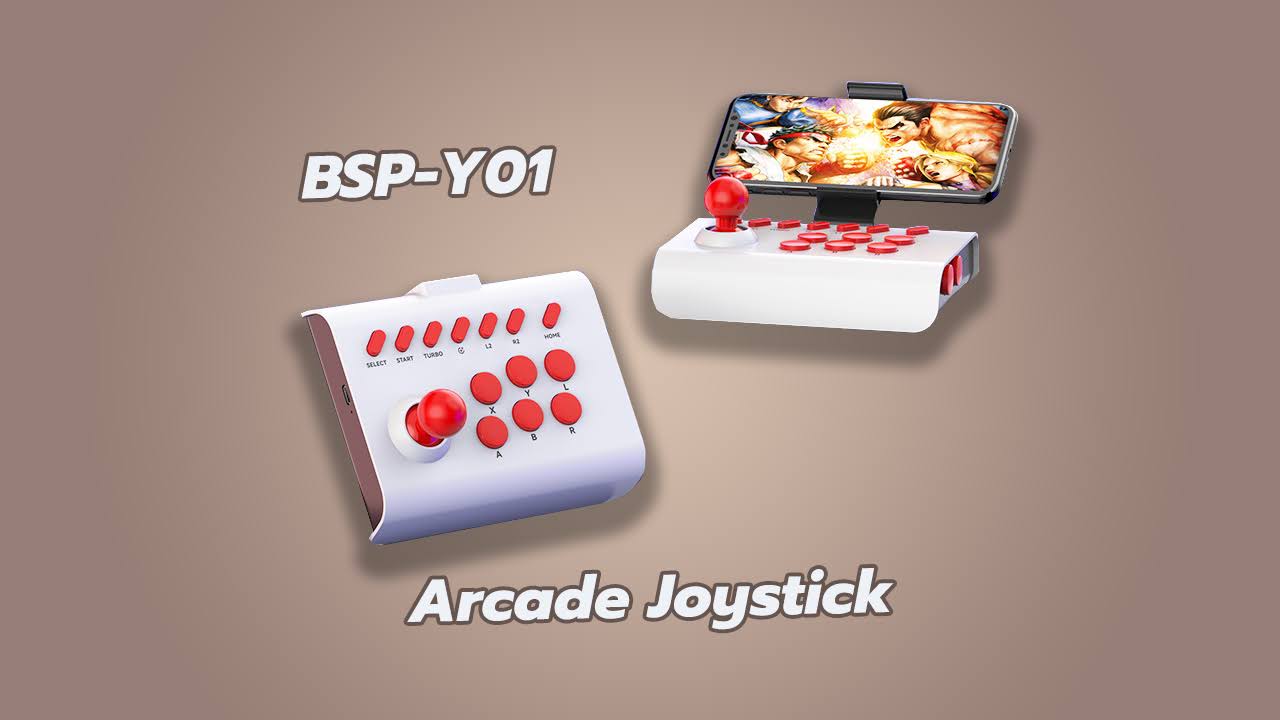 จอย BSP-Y01 Joystick จอยเกม Classic สำหรับเล่นเกมอาเขต รองรับ iOS Android PC PS4 Switch