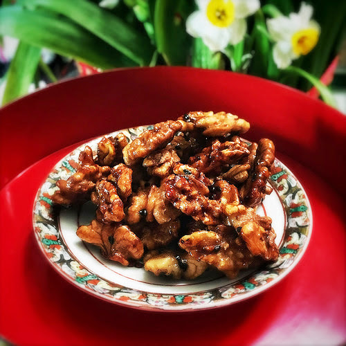 Chinese, recipe, Candied Walnuts, candy walnut, caramel walnut, sugar walnut,  琥珀核桃, snack, dessert, chinese new year