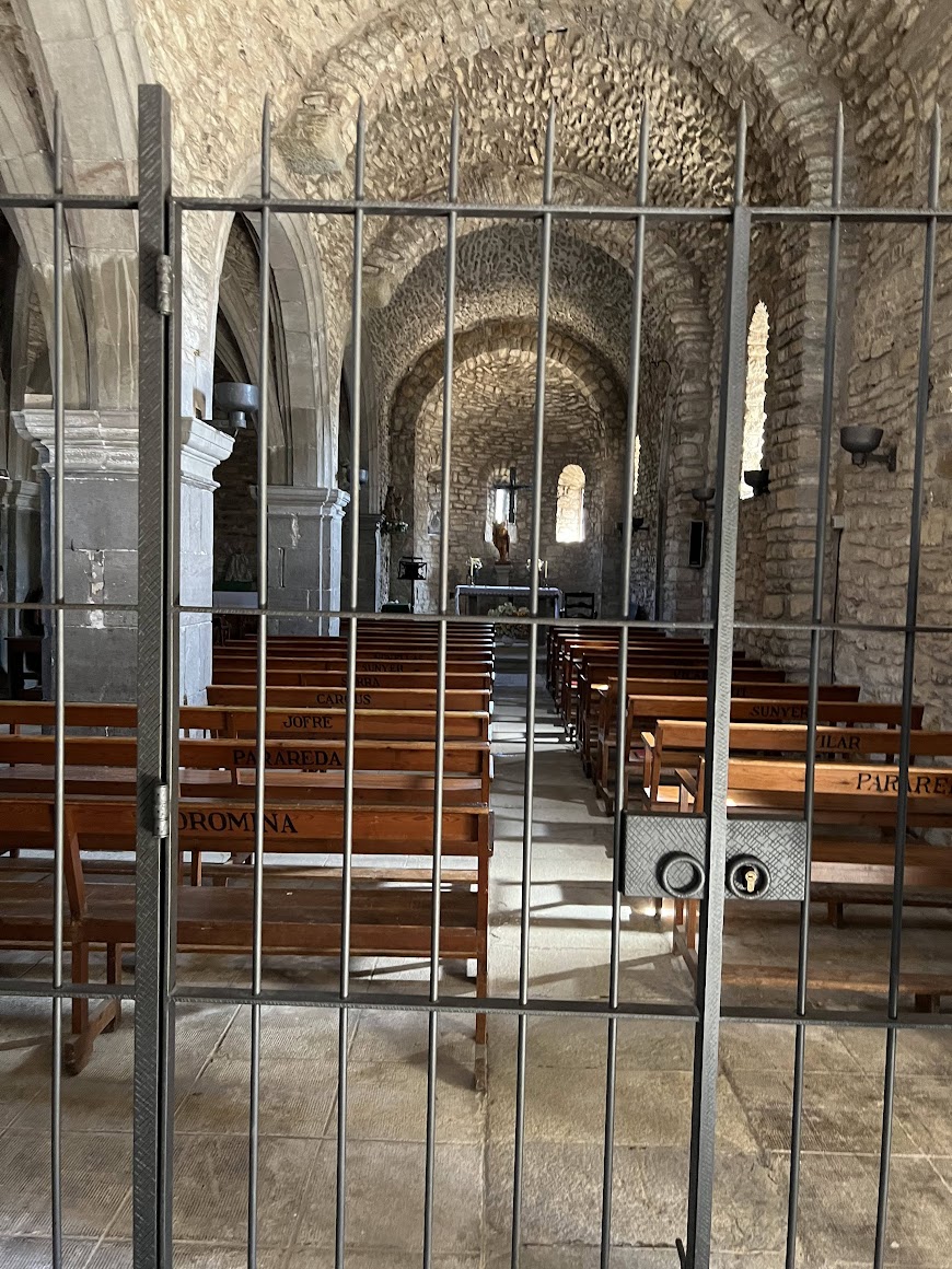 Interior iglesia.