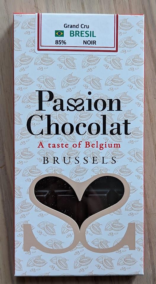 85% bresil bar by passion chocolate