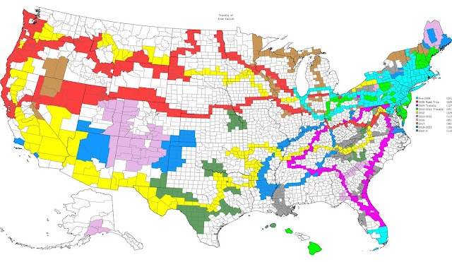 Counting Counties map, Evan Kalish, 2023