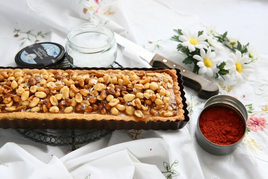 Honey Caramel Peanut Tart