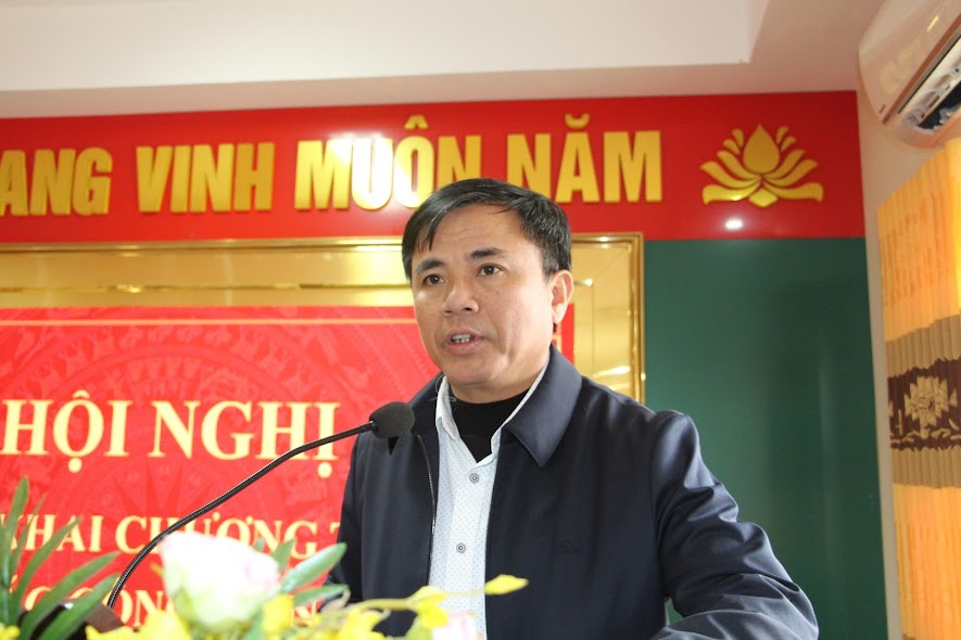 Đồng chí Hà Xuân Quang – Phó bí thư thường trực huyện ủy đánh giá cao những kết quả Công an huyện Diễn Châu đạt được trong năm 2020