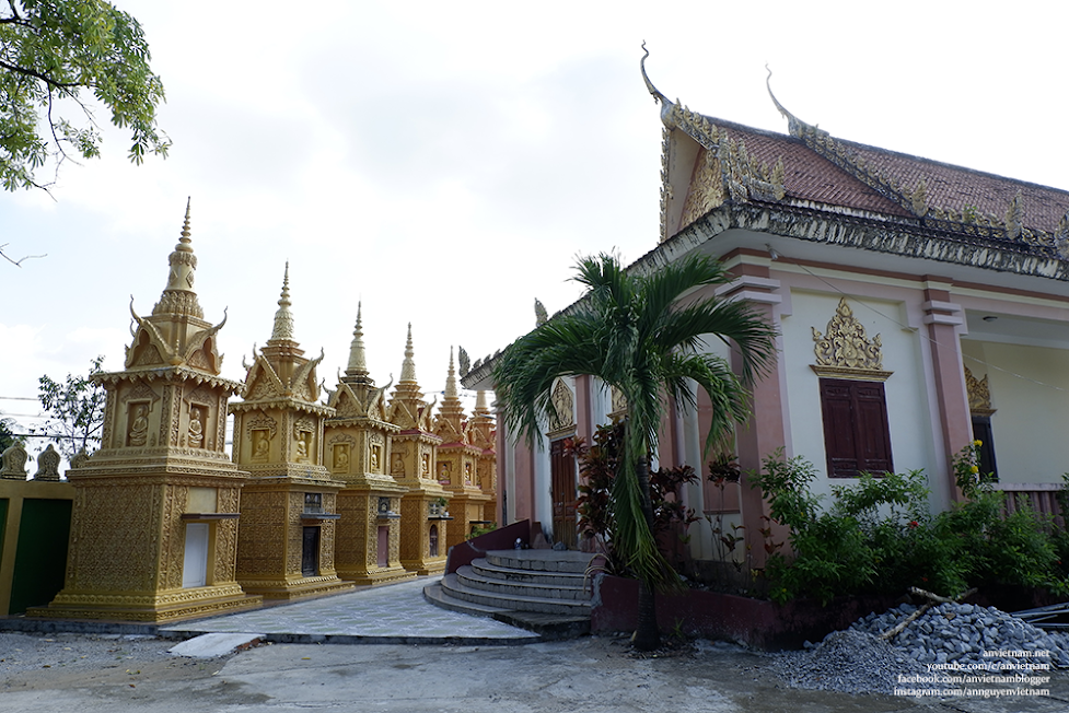 Ghé thăm chùa Khmer lớn nhất Cà Mau: chùa Monivongsa Bopharam