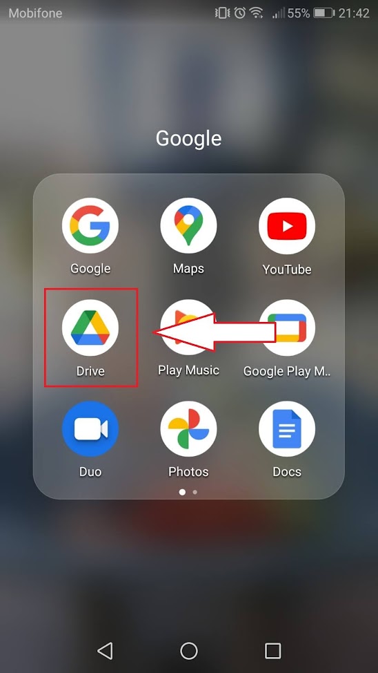 Cách tạo thư mục trên Google Drive