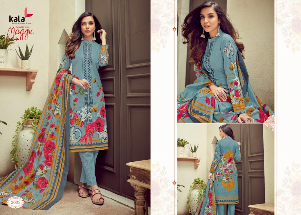 Shop Maggic Vol 12 Kala Karachi Salwar Kameez Catalog Manufa