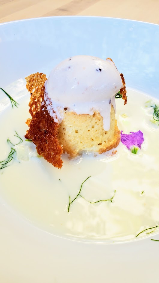 Republica PDX Dinner Menu for June 18, 2021: Tres leches with roasted strawberry ice cream, fennel