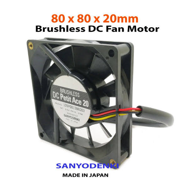 Sanyo Denki Fan Brushless DC Petit Ace 20
