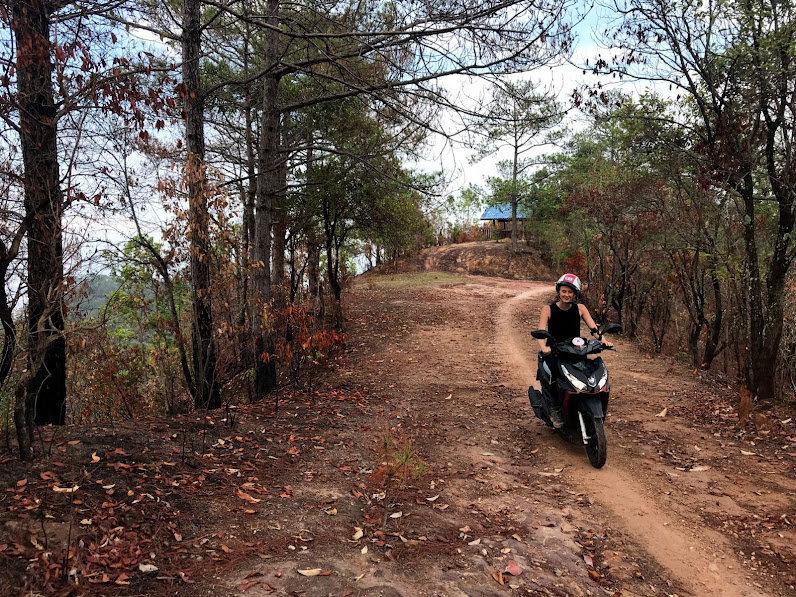 doi luang national park mountain ridge