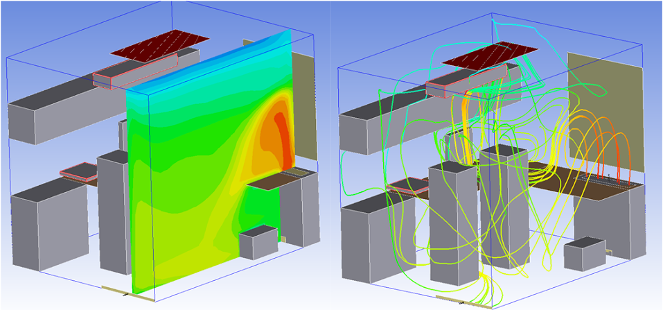 ANSYS Icepak позволяет оценивать уровень влажности.