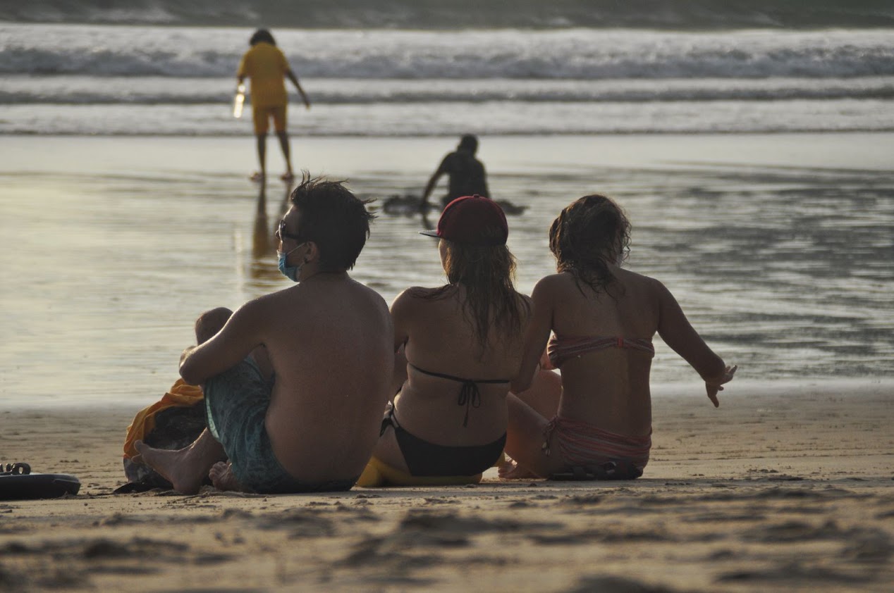 Patong Beach
Phuket Island
Thailand
Sunset
Face mask COVID19