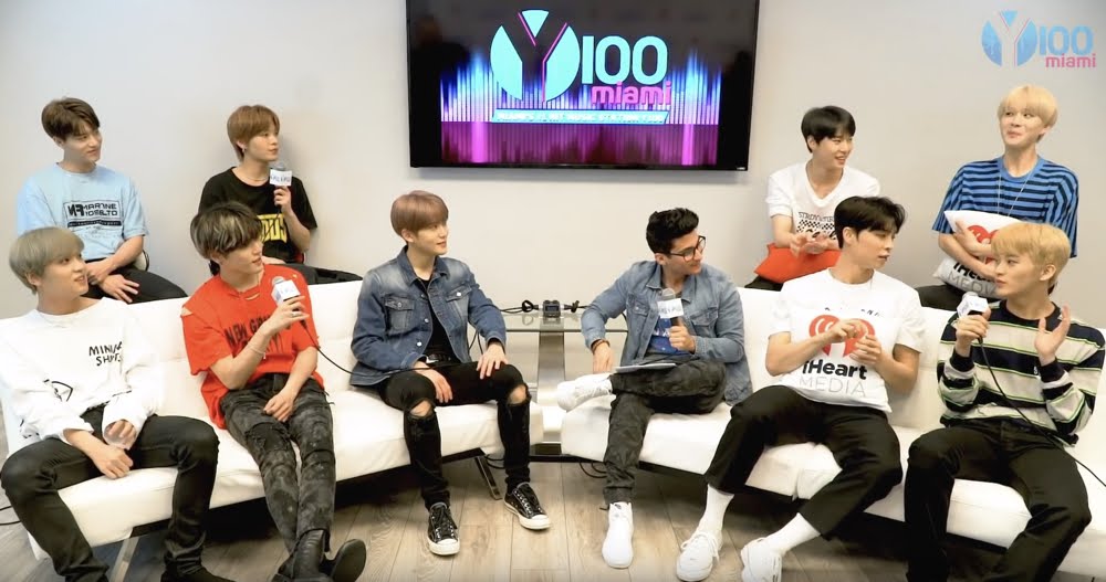 2019.04.29@Y100 MIAMI  ‘Interview with Frankie P’ + VLIVE: 다시 왔어요~💚💚💚