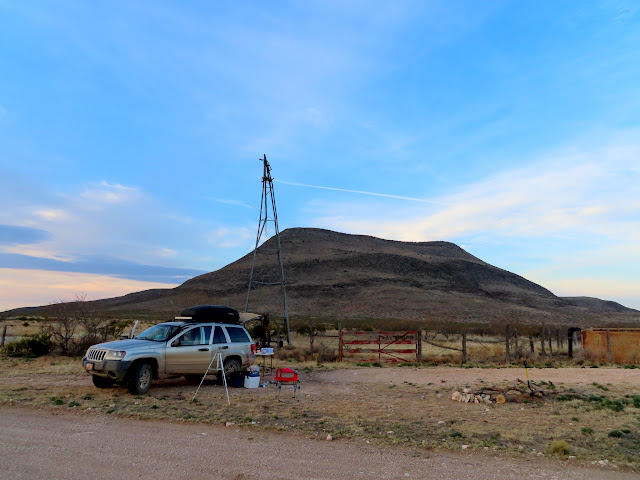 Camp at Alamo Windmill