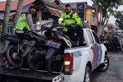 Diduga Terlibat Balap Liar, Polres Kotamobagu Amankan 32 Sepeda Motor