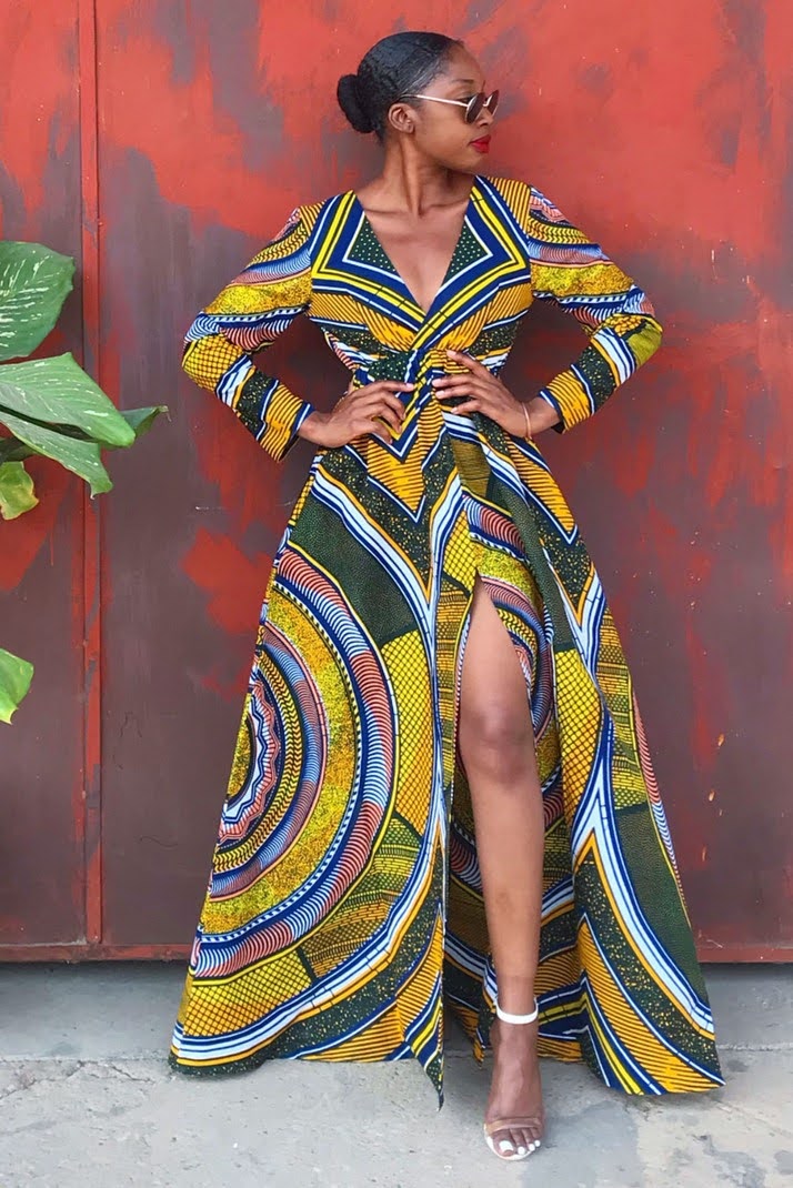 Pin on African print fashion dresses