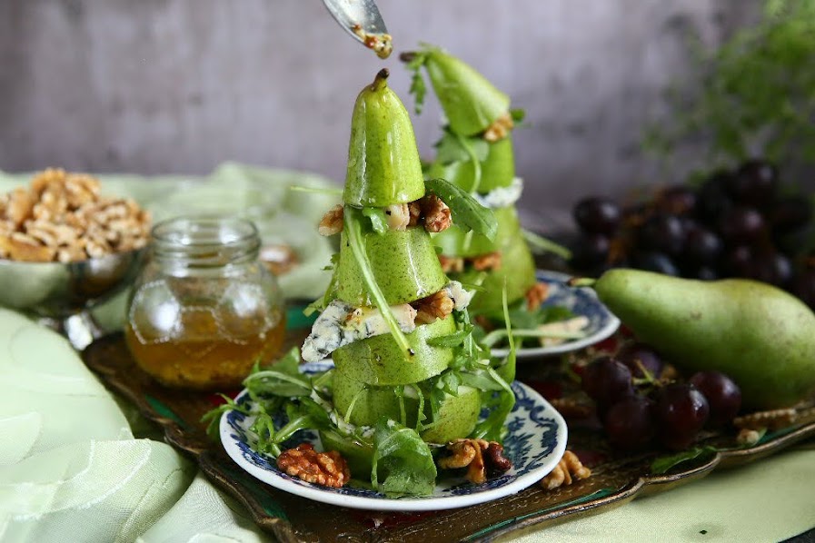 Stacked Pear Salad