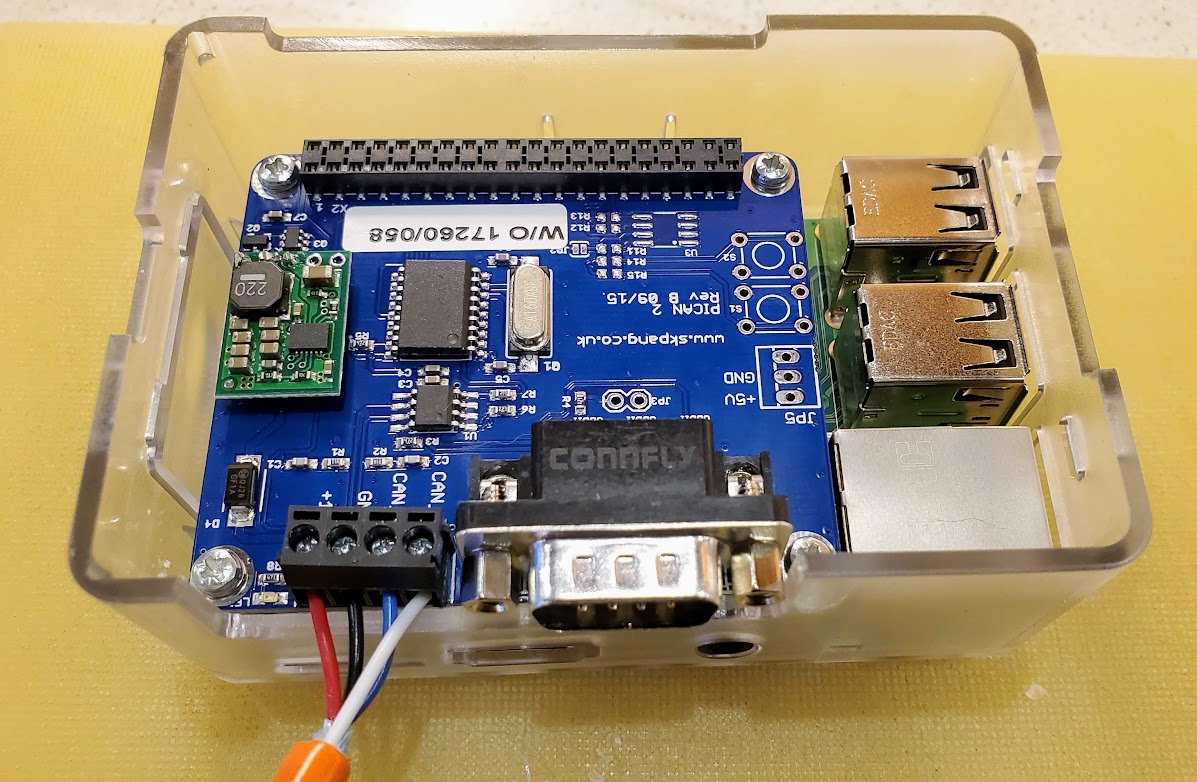 PiCAN2 - CAN Bus Interface for Raspberry Pi