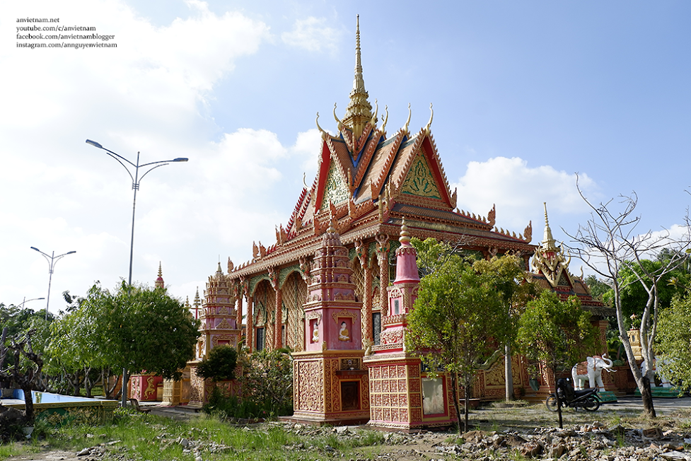 Ghé thăm chùa Khmer lớn nhất Cà Mau: chùa Monivongsa Bopharam