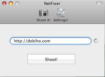 NetFixer, 화면캡처