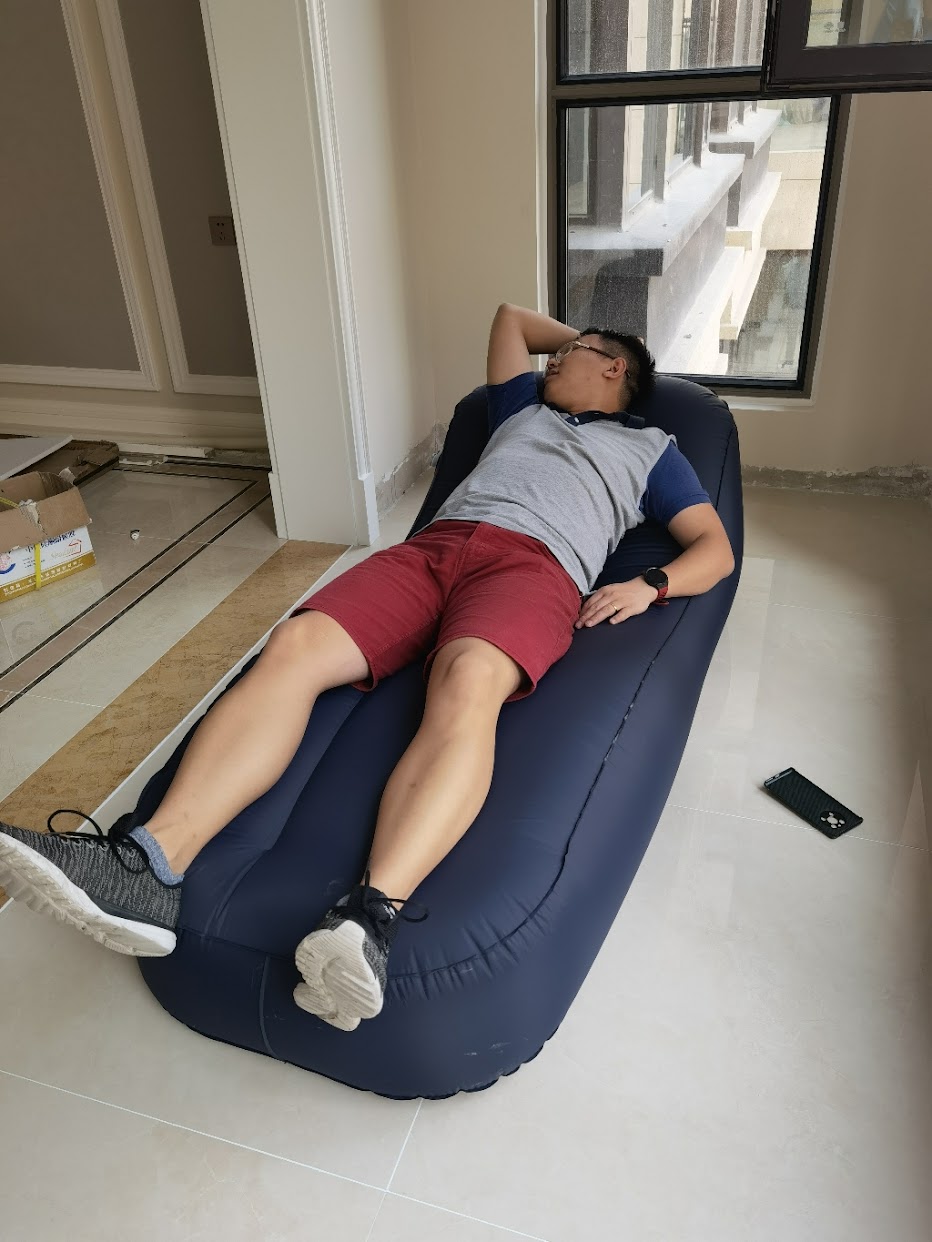 Giường thư giãn bơm hơi tự động MicroNovelty GIGA LOUNGER