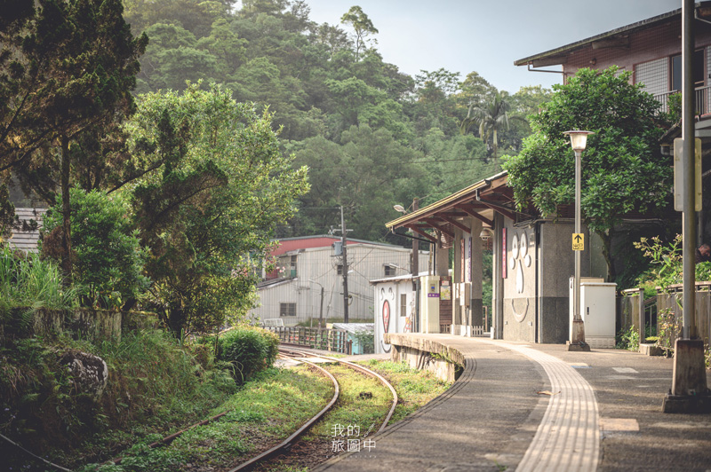 《新北平溪》嶺腳寮登山步道 越過靜謐小站的山嶺遇見桐花秘境 @我的旅圖中 during my journey