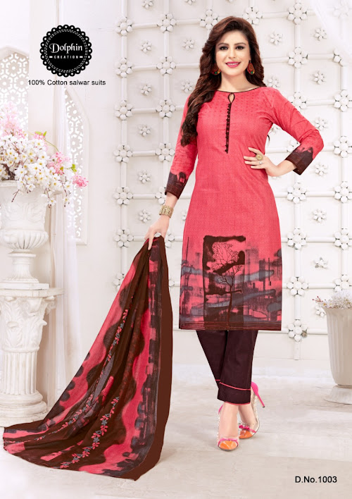 Buy Sanorita Vol 1 Printed Cotton Casual Wear Unstitched Lad