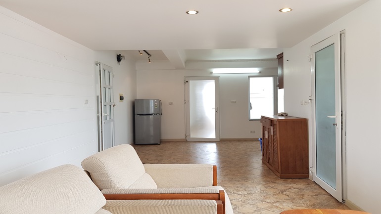 Bright 2 – bedroom apartment with big balcony in Trinh Cong Son street, Tay Ho district for rent