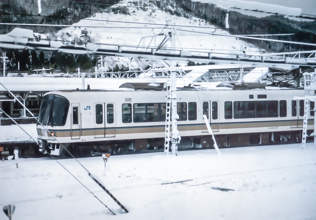 思い出写真 米原駅にて 221系