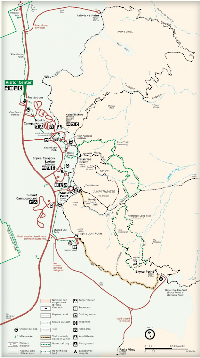 Plan de Bryce Canyon