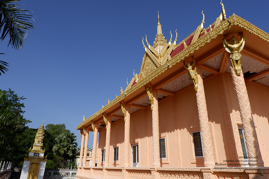 Nét đẹp giản dị của chùa Đay Chxơ Khmau (chùa Xa Mau) ở Sóc Trăng