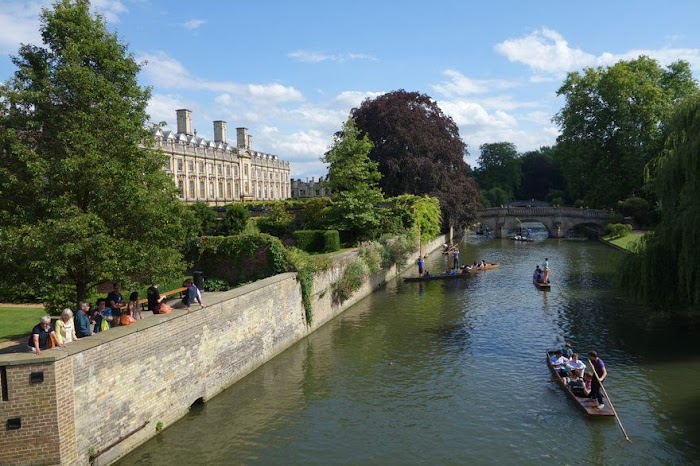 Have an interview at the University of Cambridge and enjoy beautiful scenery there.