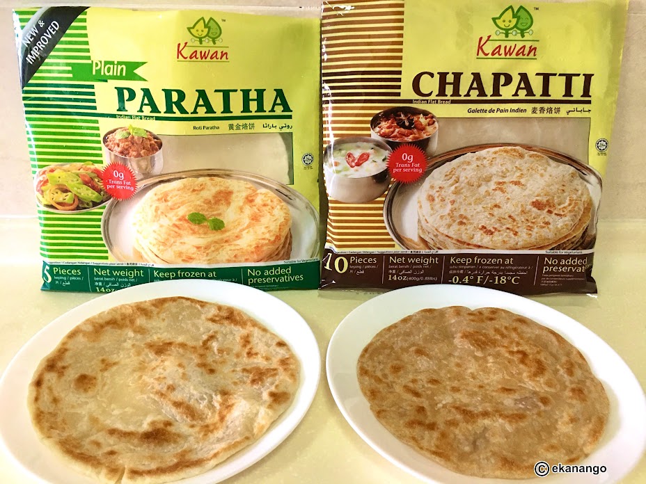 冷凍チャパティ 冷凍ロティプラタ 家庭で手軽にインドの薄焼きパンを エカの南国主婦ライフ