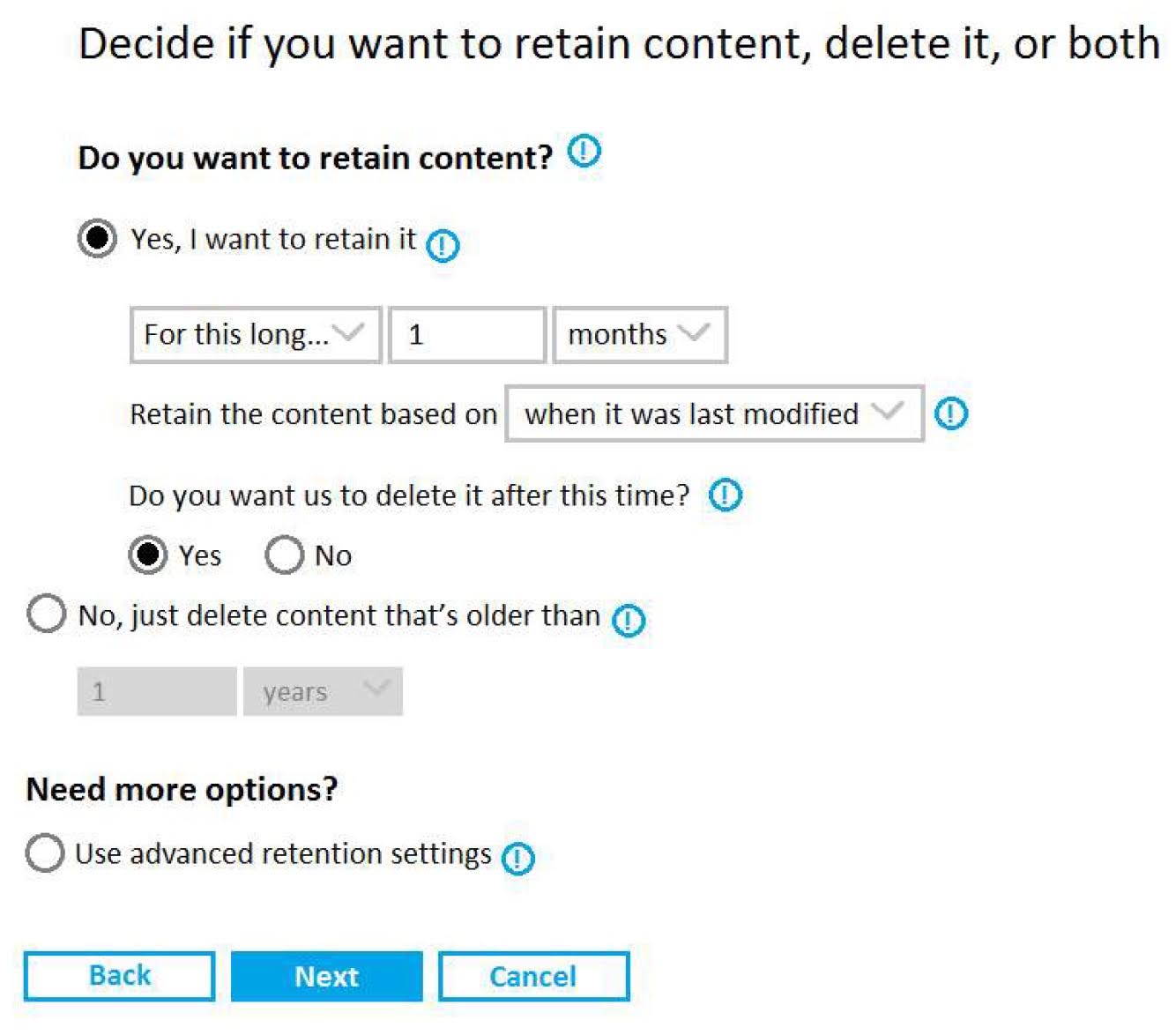Policy2 is configured as shown in the Policy2 exhibit. (Click the Policy2 tab.)