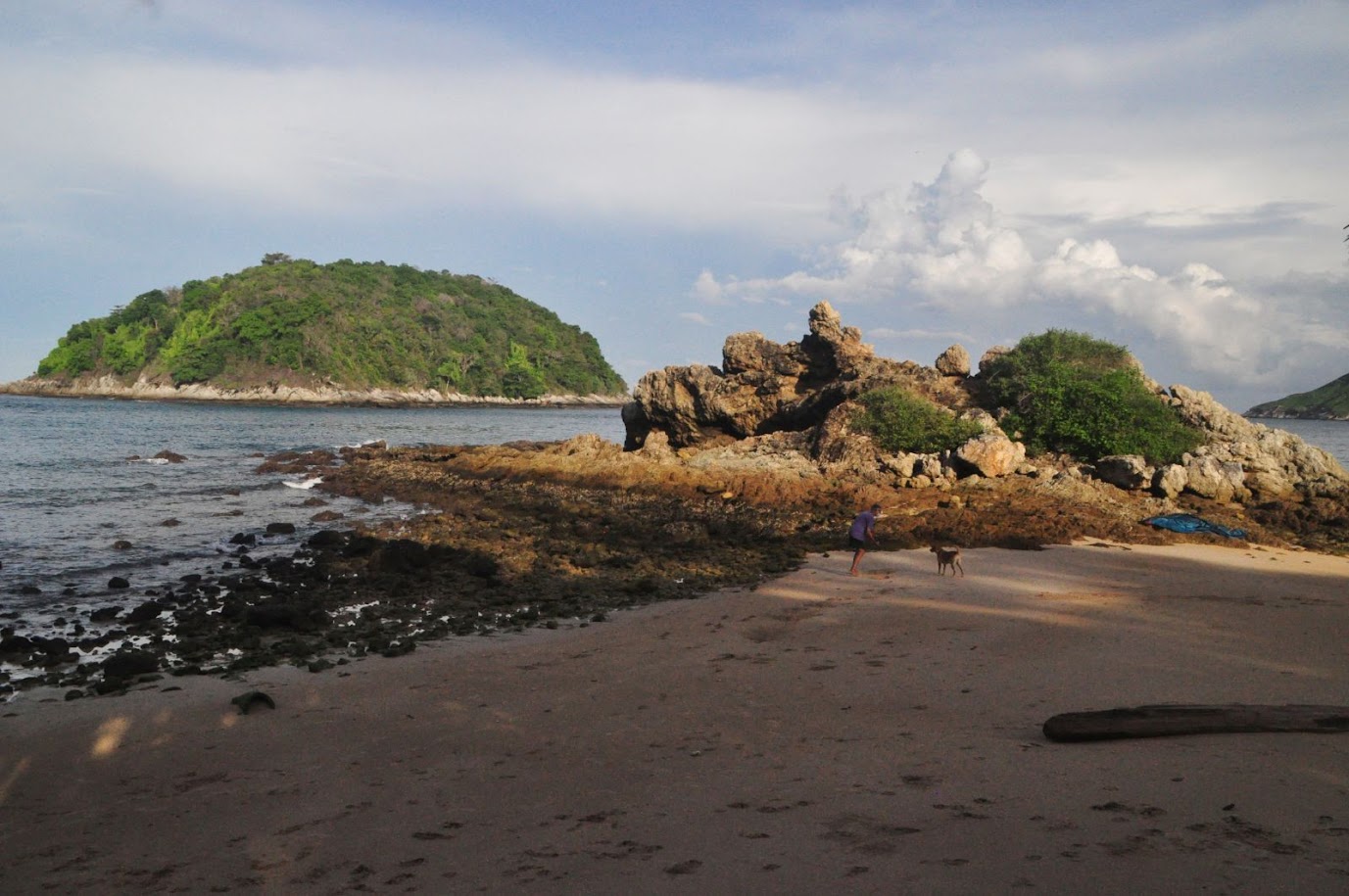 Phuket's Ya Nui Beach
Thailand
Man and dog