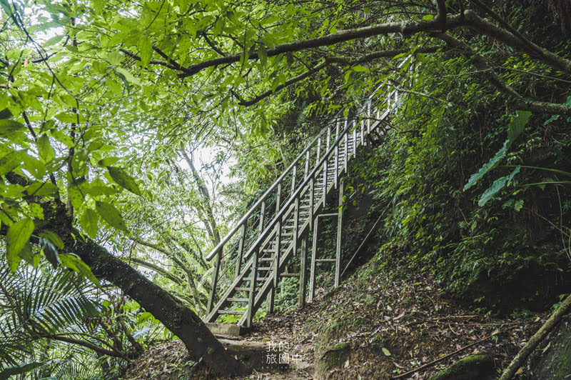 《新北瑞芳》三貂嶺瀑布群步道  闖進世外桃源裡的森林秘境來場冒險、平溪線景點推薦 @我的旅圖中 during my journey