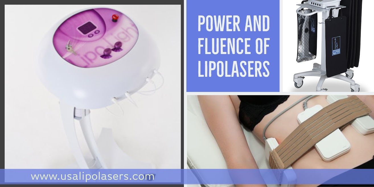 Power and Fluence of Lipolasers