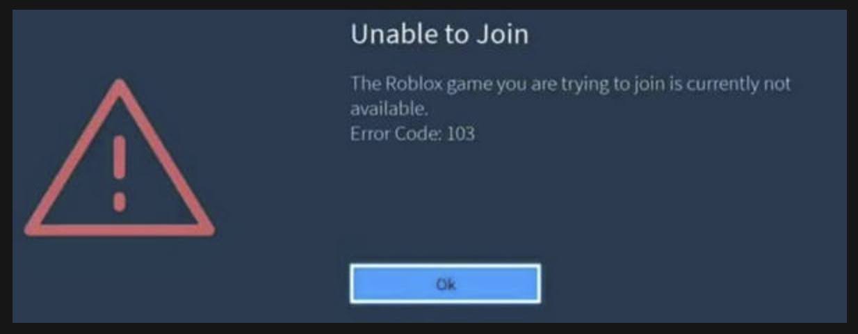 Solved How Do I Fix Unable To Join Roblox Game Error 103 On Xbox One Console Pupuweb - roblox initialization error 4 how to fix