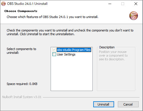 Obs Studioのインストールと簡易設定をする Ay3の6畳細長部屋