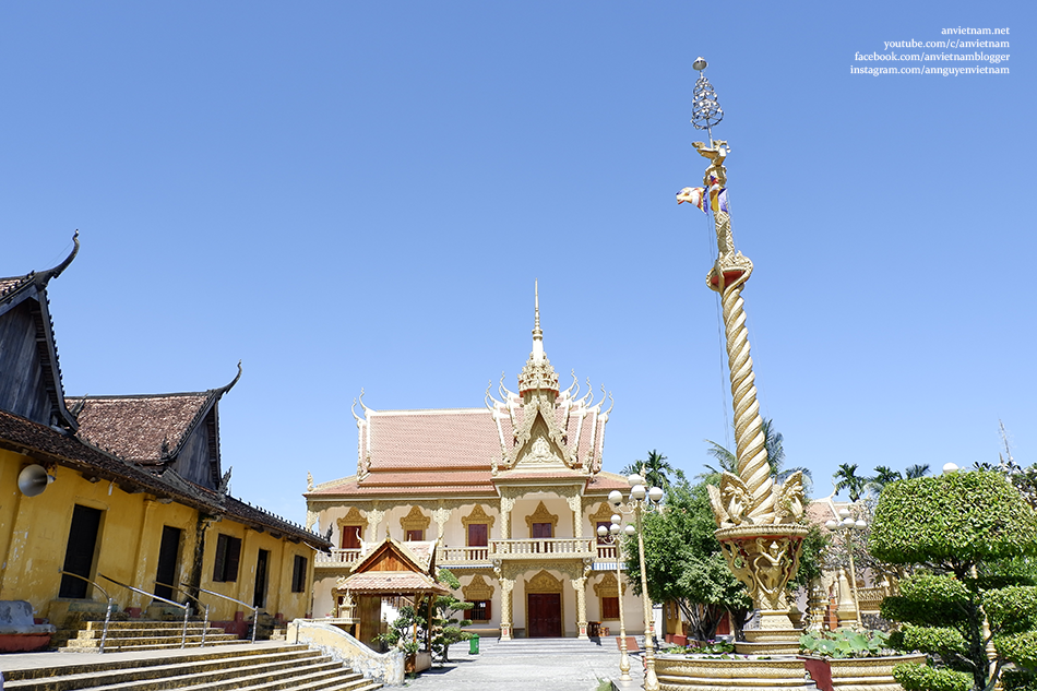 Chùa Xvay Ton (chùa Xà Tón) ở Tri Tôn, ngôi chùa Khmer xưa nhất An Giang