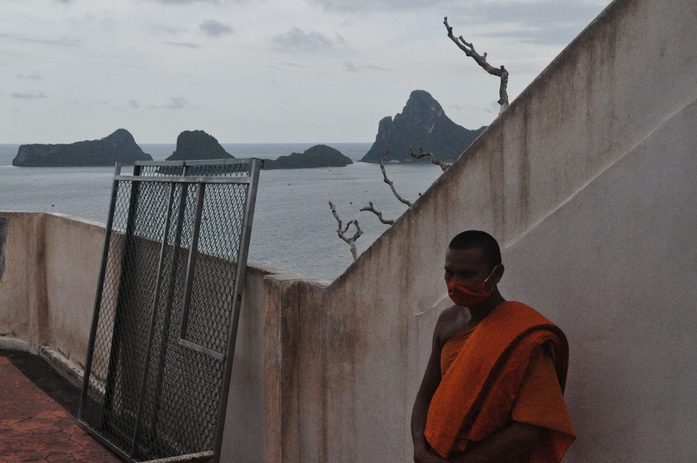 Wat Khao Chong Kaeo (Temple) in Prachuap Khiri Khan City
Monk