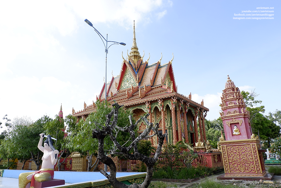 Ghé thăm chùa Khmer lớn nhất Cà Mau: chùa Monivongsa Bopharam