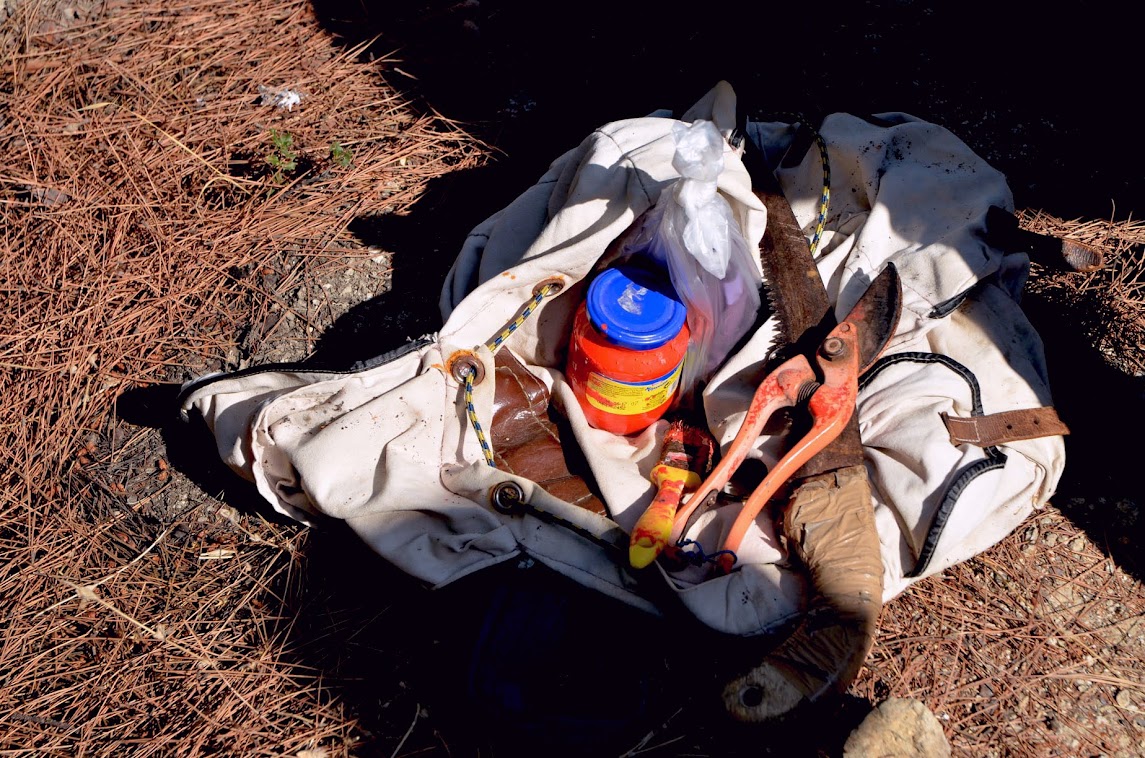 bag with tools