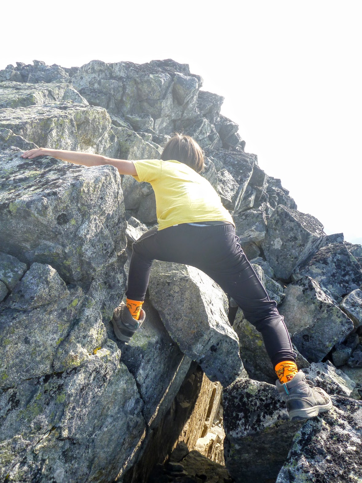 Devlin scrambling back to Spatula Peak