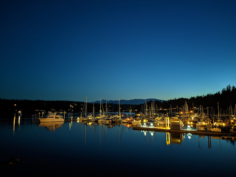 The view from our balcony at Port Ludlow