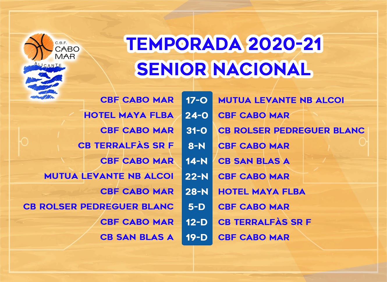 Arranca la competición para el senior