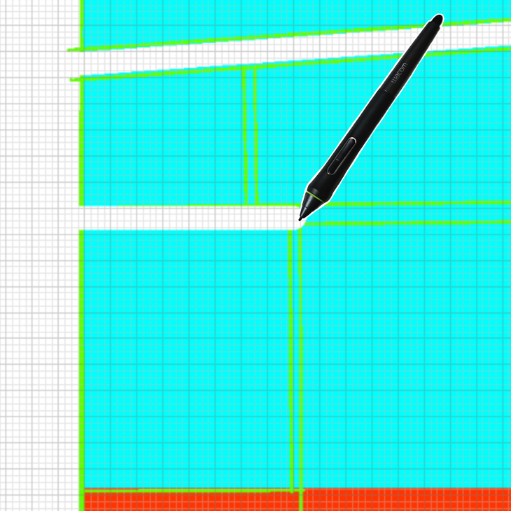 グリッドを利用して描画