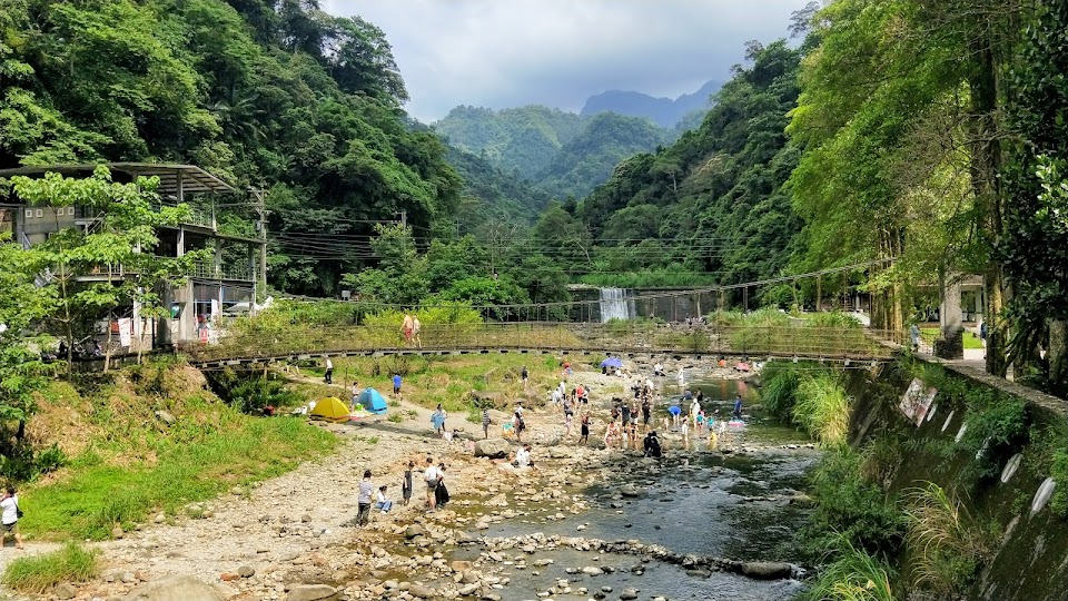 北埔冷泉 - 吊橋