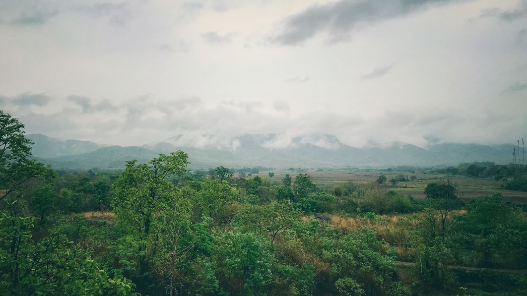 Overcast sky over Doi Phu Nang National Park