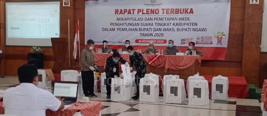 Pilkada Ngawi 2020, paslon OK menang