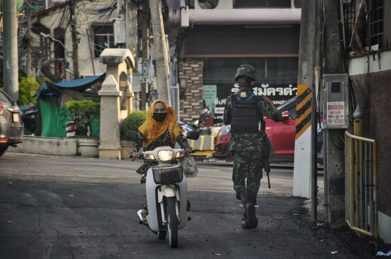 Pattani City
Pattani Province
Thailand 
Thai locals
Army